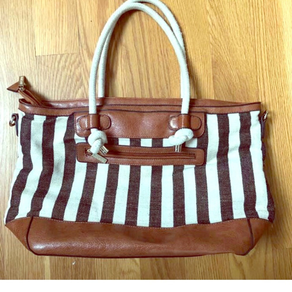 Imoshin | Striped Hobo Tie with Rope Handles